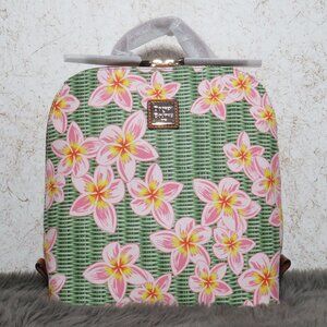 Dooney & Bourke Plumeria Zip Pod Backpack (White)